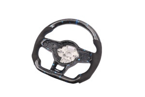 Volant en fibre de carbone directement de l'usine pour les modèles VW <span class=keywords><strong>Golf</strong></span> 6/7 R <span class=keywords><strong>Golf</strong></span> MK6 MK7 <span class=keywords><strong>GTI</strong></span> GTD Passat, prêt à l'emploi - Product Image 3