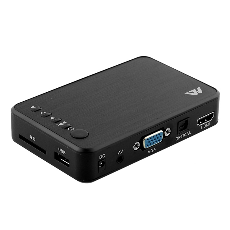 Digital 1080P Decoding HD Hard Disk Player AV VGA Storage Card Media Player