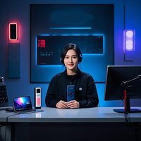 Ensemble de lumières de diffusion en direct 200W 300W LED lumière vidéo avec boîte à lumière et support de trépied pour la diffusion de produits numériques