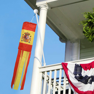 Drapeau de l'Espagne en polyester personnalisé, imprimé numériquement, pour jardin, cour ou véranda - Product Image 4