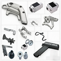 Pièces métalliques forgées sur mesure de haute précision, composants en aluminium anodisé, titane, acier, usinage CNC pour accessoires de vélo électrique