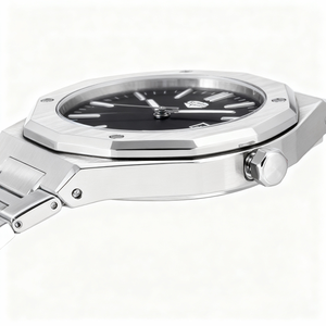 Montres en acier inoxydable de qualité supérieure, mouvements japonais, logos personnalisés pour hommes, montres automatiques, vente en gros d'usine - Product Image 5