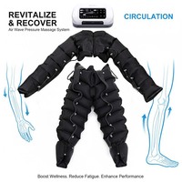 Masseur à ondes d'air certifié ISO CE-MDR, appareil de compression pneumatique à 8 chambres pour usage domestique et clinique