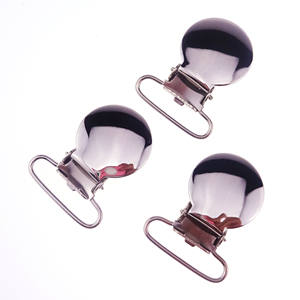 Tirantes <span class=keywords><strong>de</strong></span> cara redonda para chupete, soporte <span class=keywords><strong>de</strong></span> correa <span class=keywords><strong>de</strong></span> Metal, <span class=keywords><strong>plata</strong></span>, hebilla <span class=keywords><strong>de</strong></span> pico <span class=keywords><strong>de</strong></span> pato, Clips <span class=keywords><strong>de</strong></span> tirantes - Product Image 5