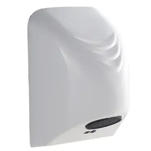 Duvara monte yüksek hızlı düşük güç ABS plastik sensör el kurutma makinesi ev banyo için