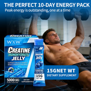 Gomitas de Creatina Monohidrato de 5000 mg, Aumentan la Fuerza Muscular, Mejoran la Potencia, Apoyan los Entrenamientos Intensos para Atletas - Product Image 3