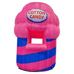 Carpa Inflable Personalizada Tipo Oxford para Algodón <span class=keywords><strong>de</strong></span> Azúcar, Puesto <span class=keywords><strong>de</strong></span> Comida Móvil con Ventilador Integrado - Product Image 4