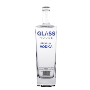 Bottiglie di vino liquore di vetro rettangolare a fondo spesso personalizzate all'ingrosso per Whisky Vodka Gin Spirits - Product Image 1