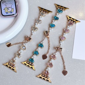 <span class=keywords><strong>Correa</strong></span> de Reloj con Diamantes de Colores para <span class=keywords><strong>Apple</strong></span> <span class=keywords><strong>Watch</strong></span> 46mm S11 S10 S9 46/44/42/41/38mm, Elegante <span class=keywords><strong>Correa</strong></span> para Mujer 49mm Ultra - Product Image 1