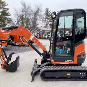 Kubota utilizó la mini oruga de la rueda del excavador de la nueva condición del peso de funcionamiento de 8 toneladas del motor PLC del accesorio del cubo de la nueva condición - Product Image 4