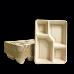 Caja de Plástico Biodegradable Desechable para Fresas, Envase Tipo Blister, Embalaje de Pulpa de Bambú, Precio al por Mayor - Product Image 4