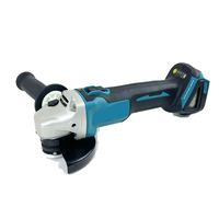 Ensemble d'Outils Électrique Compact sans Fil Bleu et Léger pour Électricien et Charpentier avec Tournevis, Perceuse et Meuleuse d'Angle