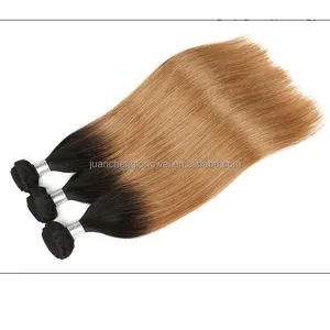 Salon Professional Products Original Brazilian Virgin Hair T1B27 Color Bundle 100% Human Hair In Hair Extension