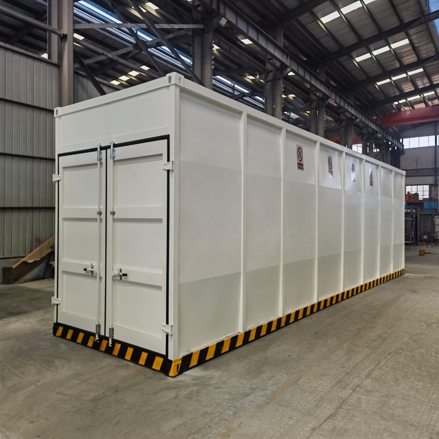 40FT Container Fuel Station Stainless Steel Bunded Tank for Diesel Petrol Aviation Fuel Pump Dispensing System Eco-Friendly