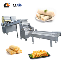 Machine à grande vitesse pour la production de feuilles de rouleaux de printemps, ligne de production de samosas, machine à former les rouleaux aux œufs
