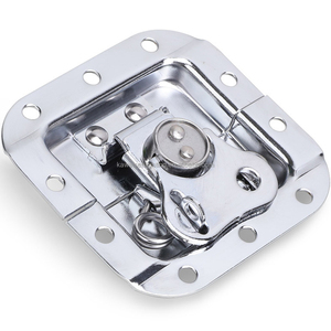 Loquet à ressort à pince torsadée verrouillable avec loquet papillon à nez, loquet à bascule pour boîte en bois, loquet à tourner - Product Image 1