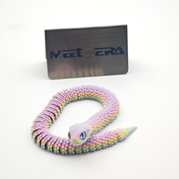 Juguete de Serpiente Miniatura PLA Impreso Personalizado al por Mayor, Figura de Juego 3D Pequeña para Niños, Personalizable