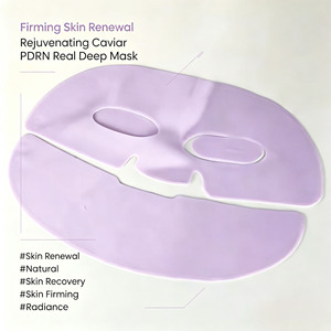 Mascarilla Facial Rejuvenecedora de <span class=keywords><strong>Caviar</strong></span> PDRN <span class=keywords><strong>Real</strong></span> Deep, Mascarilla de Hidrogel Nocturna, Reafirmante de la Piel, Iluminadora, Reparadora Facial - Product Image 4