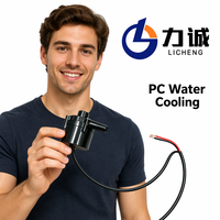 Pompe CC sans balais Licheng haute efficacité 12V/24V pour machine à glaçons et distributeur d'eau, anti-corrosion et faible bruit