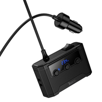 Hoco Z64 Anshun 240W Affichage numérique 3-en-1 Allume-cigare 2C + 2A Chargeur de voiture