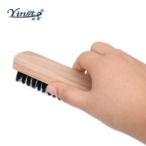 Yinste Solid Wood <b>Shoe</b> Brush Pig Hair Bristles Cleaning And Polishing For <b>Shoes</b> - Product Image 4
