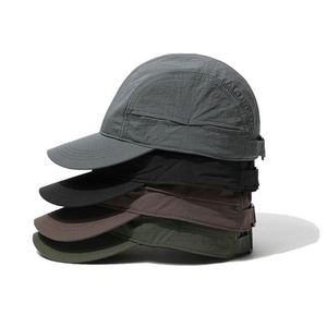 Gorra Deportiva de 5 Paneles de Color Sólido para Exteriores, con Logotipo Personalizado, Transpirable, para Campamento y Béisbol - Product Image 1