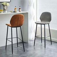 Tabouret de bar en fer européen, vente en gros d'usine, pour restaurants et cafés, usage commercial, design durable