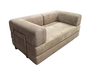 <span class=keywords><strong>Divano</strong></span> <span class=keywords><strong>Letto</strong></span> Modulare in Corduroy di Alta Gamma, Moderno Set Pieghevole in Acciaio Inossidabile Compresso Sottovuoto per Soggiorno di Piccoli Appartamenti - Product Image 5