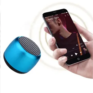 Dễ Dàng Mang Theo M1 Bluetooths Loa Âm Thanh Hifi Âm Nhạc Bt Kim Loại Kích Thước Nhỏ 2W Thông Minh Di Động Tiện Ích Mini Không Dây Loa Di Động - Product Image 3