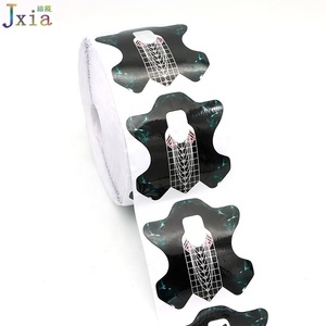 Dụng Cụ Kéo Dài Gel Acryl Thiết Kế Tùy Chỉnh Chuyên Nghiệp Giấy Dày 500 Cuộn Hình Móng Bằng Nhôm - Product Image 1