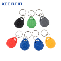 Sampel Gratis Key Fob RFID NFC T5577 125KHz yang Dapat Ditulis Ulang, Tahan Air, dan Dapat Dicetak dari Bahan ABS