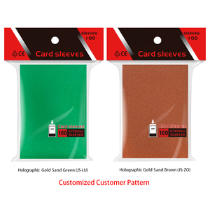 Protège-cartes holographiques Yugioh personnalisés, imprimés, 100 pièces, souples, double laser, étanches, pour cartes de <span class=keywords><strong>jeu</strong></span> - Product Image 6