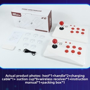 Console <span class=keywords><strong>Arcade</strong></span> Retro FORYOBUD X6 con Joystick Wireless Doppio, 20000 Giochi Integrati, Memoria 64GB Espandibile fino a 64GB TF, Plug & Play TV - Product Image 3