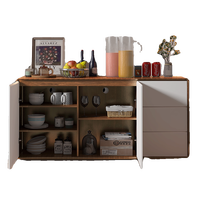 Buffet moderne, armoire de rangement multi-tiroirs, console de salon, meuble de cuisine, credenza pour la maison, appartement, mobilier