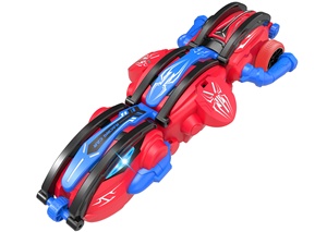 KK New High Quality 2.4G LED Light Racing RC Car 360 Degree Rolling <strong>Snake</strong> Tumbling Stunt <strong>Remote</strong> <strong>Controller</strong> USB Cable Hobby for - Product Image 6