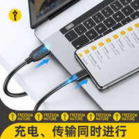 Cable USB 2.0 de 20A Macho a Tipo-C con Carga Rápida de 3A y Transferencia de Datos, 1 Metro de Largo, Material de PVC