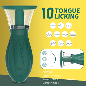 नए इलेक्ट्रिक क्लिटोरल और निप्पल उत्तेजक जीभ लिकिंग वाइब्रेटर स्मैजर वाटरप्रूफ सिलिकॉन महिलाओं के लिए वयस्क सेक्स खिलौना - Product Image 3