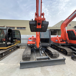 Mini-pelleuse hydraulique Doosan DX55 d'occasion, 5 tonnes, moteur Yanmar, vente chaude, prix abordable à Shanghai - Product Image 4