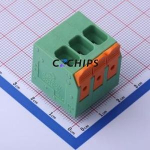 DG2206V-7.5-DA-03P-14-00A(H) Plug-in Terminal Block Through hole,P=7.5mm Board-to-Board / Socket - Closed 1x3P 7.5mm Green - Product Image 1