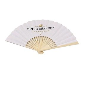 Éventails en papier de bambou avec logo personnalisé, nouveau design, cadeaux originaux avec garantie de 90 jours - Product Image 1