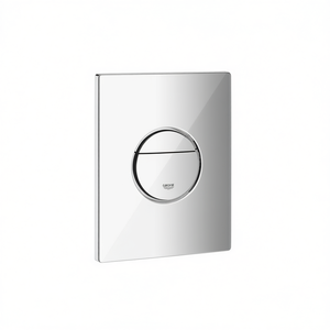 Placa de descarga Nova Cosmopolitan cromada de 10x10 cm para montaje en pared con doble descarga para baño - Product Image 3