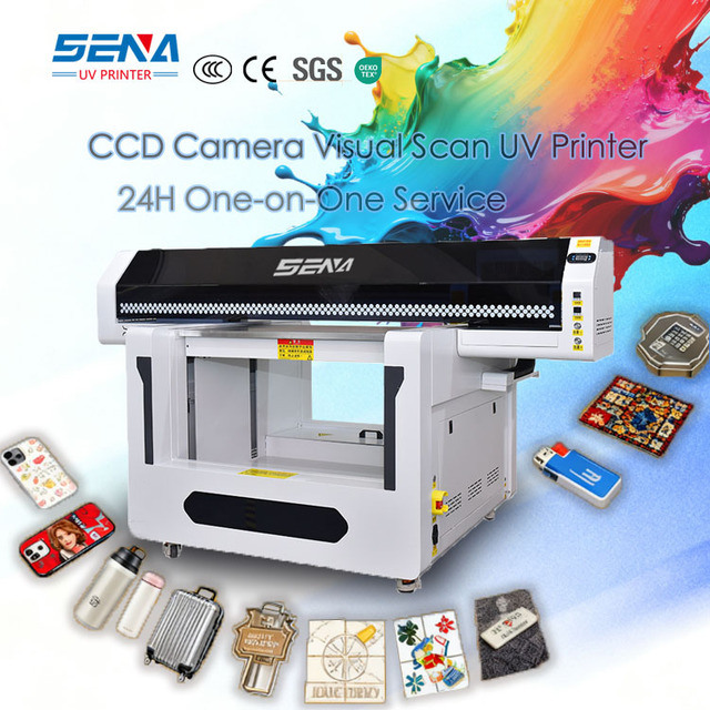 Stable and Fast Flatbed UV Printer for Shoes Billboard Pens Logo Phonecase Wood Metal Plastic Acrylic Inkjet Color Print Machine