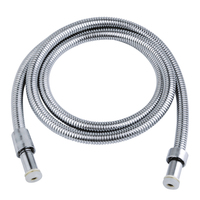 Tuyau flexible en acier inoxydable économique anti-emmêlement, tuyau de douche/tuyau d'extension durable, vente en gros d'usine