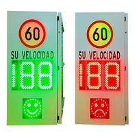 Señalización de Tráfico Personalizada P10 con Control Remoto, Señalización de Carretera con Panel Solar, Detector de Radar de Límite de Velocidad, Pantalla LED para