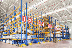 De almacenamiento de almacén de recubrimiento en polvo de doble profundo selectiva estante de la plataforma - Product Image 3