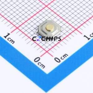 BTS0C0052AMG00 Tactile Switch SMD-4P,5.2x5.2mm Switch Single Pole Single Throw Round Button 2.6N Vertical Mount - Product Image 1