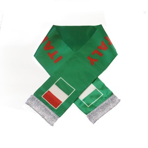 Bufanda de Fútbol con la Bandera de Italia de Doble Cara, Tejida, con Logotipo Personalizado, Directo de Fábrica, Recuerdo para Aficionados del Evento de Fútbol 2026 - Product Image 4