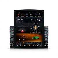 Lecteur DVD de voiture Android 9,7 pouces, écran vertical, navigation multimédia 4G, autoradio universel