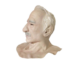 Masque émulsionné pour homme âgé, imprimé 4 couleurs, accessoire de fête d'Halloween, coiffe de mascarade, accessoire de costume amusant - Product Image 4
