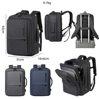 Nueva Mochila Simple para Computadora, de Gran Capacidad, Personalizable, para Viajes Cortos